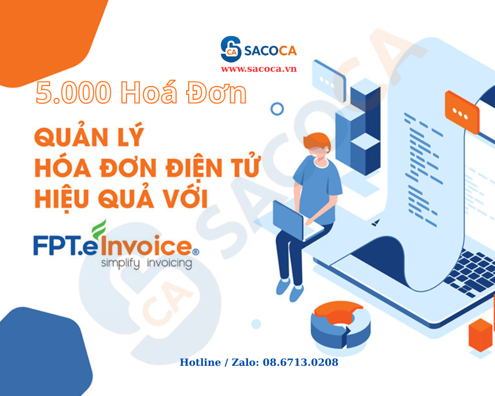 Hoá đơn điện tử FPT - FPT Invoice số lượng 5.000 hoá đơn